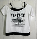 Chandail imprimé vintage- 12 ans
