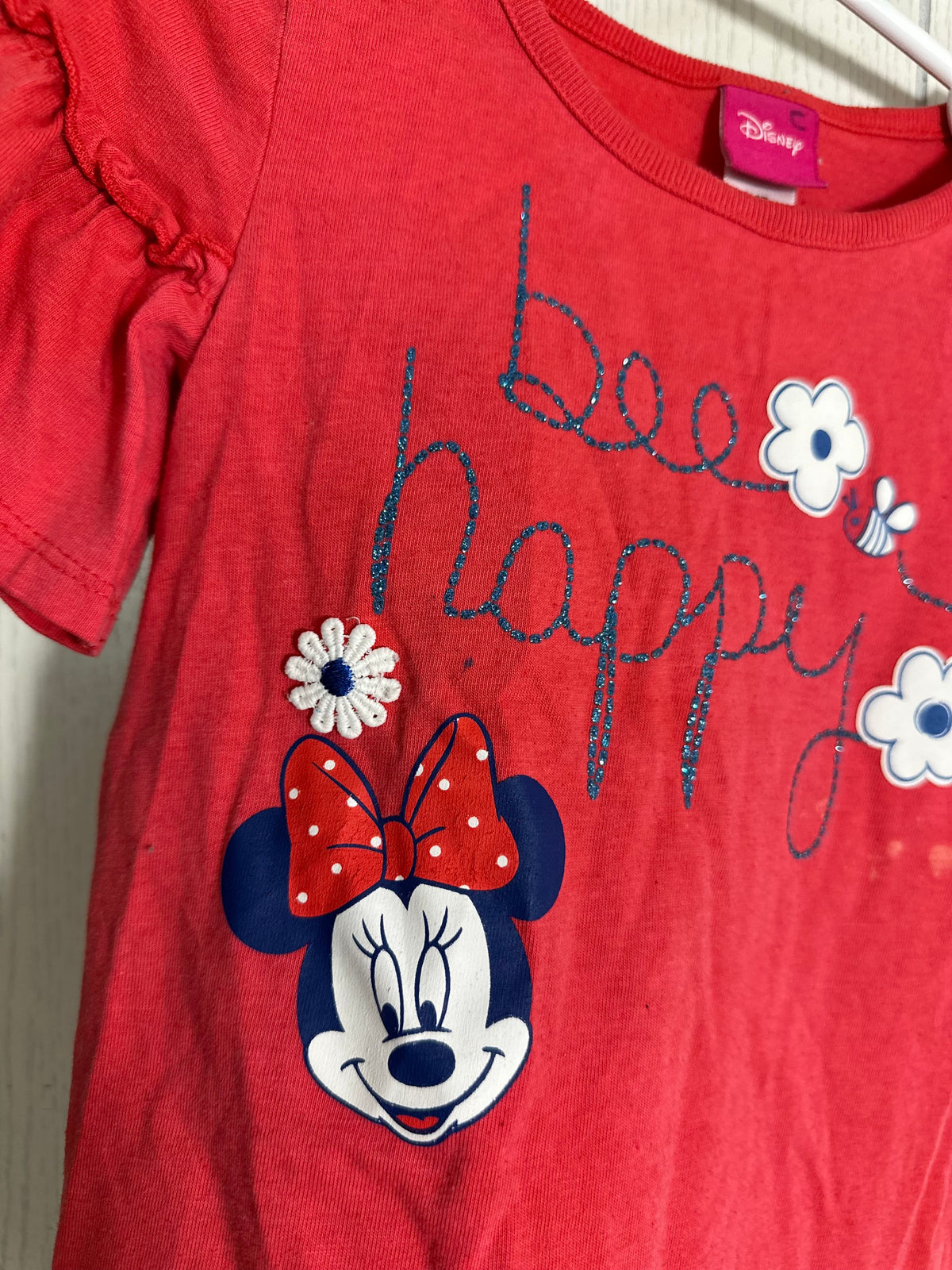 Chandail rouge Minnie - 3T