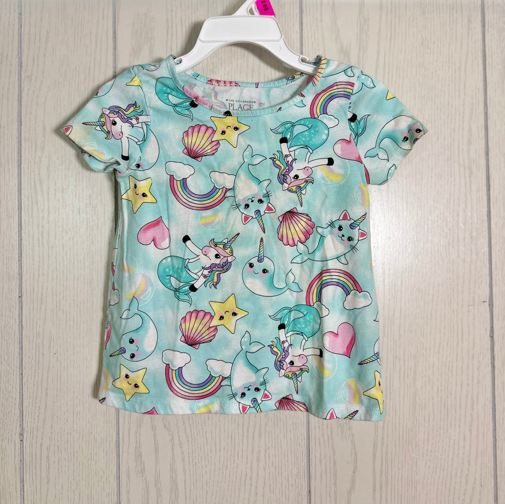 Chandail licorne & animaux - 3T