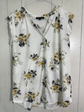 Chemisier blanc fleurie - Large